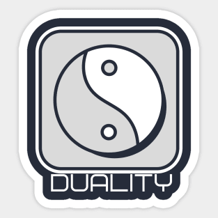 Duality Sticker